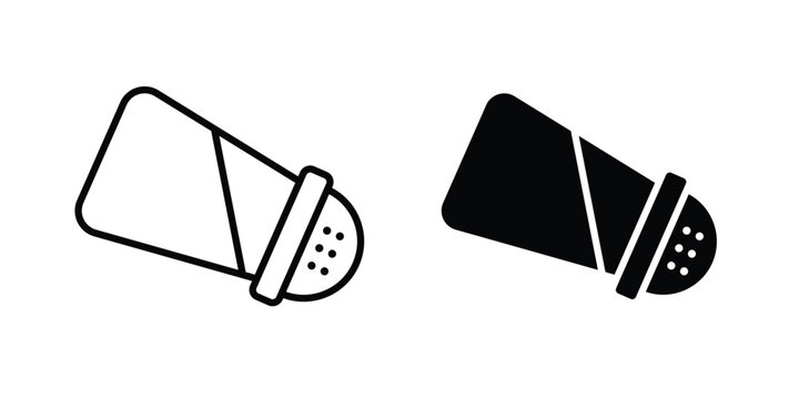 Salt shaker icon symbol design vector illustration.