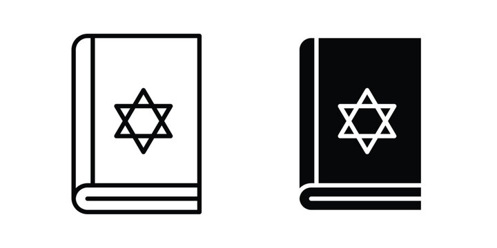 Tanakh book icon symbol design vector illustration.