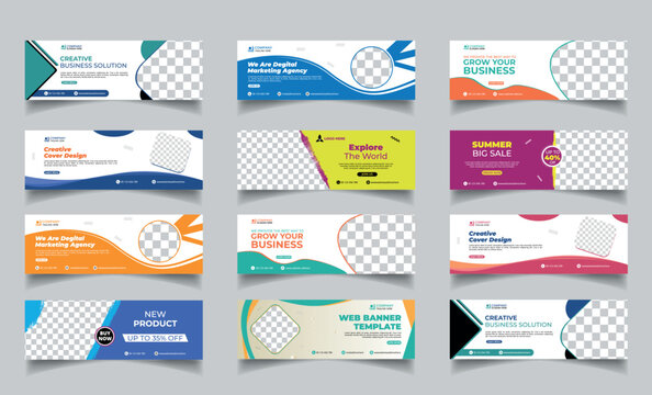 Social media cover design or super sale banner