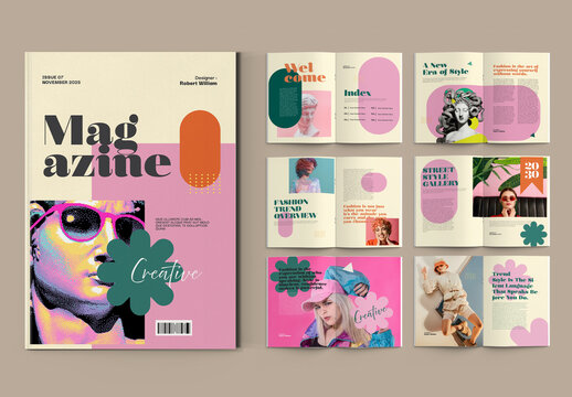 Fashion Magazine Layout