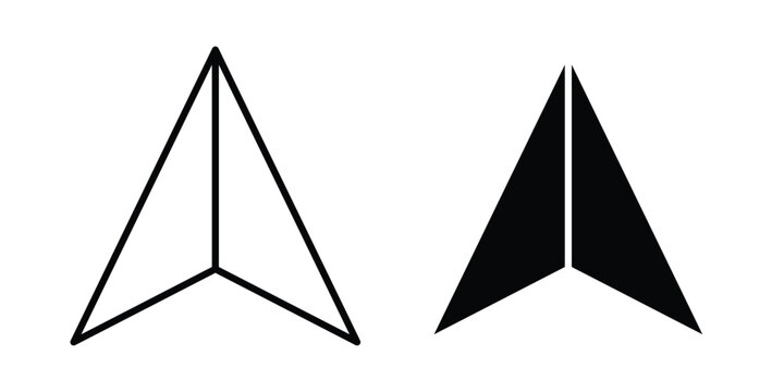 Send icon collection, linear icons set with solid style