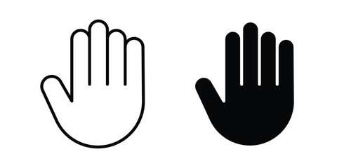 Fototapeta premium Stop icon