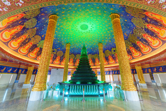 Phra Ratcha Mongkhon Stupa at Wat Paknam Phasi Charoen Temple