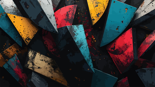 Abstract Geometric Background Texture for Commercial Design Projects