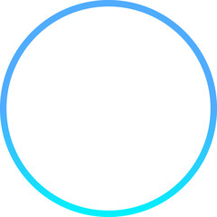 Obraz premium Gradient round border for presentation design