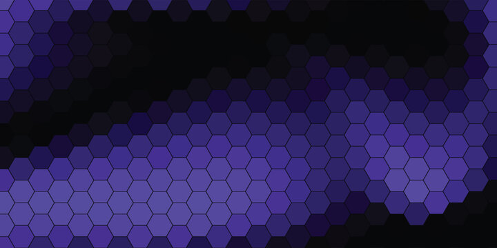 Creative glowing linear stripes with sharp geometric angles and dark shading for cyberpunk creative illustration