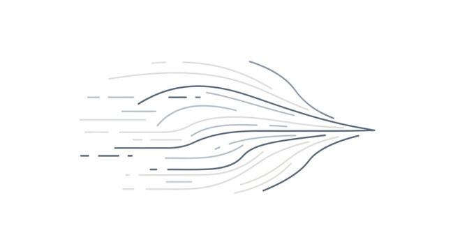 Speed Motion Lines Abstract Design.