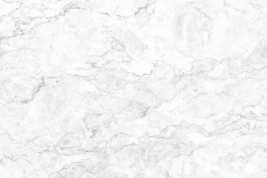White marble texture with natural pattern for background or design artwork.