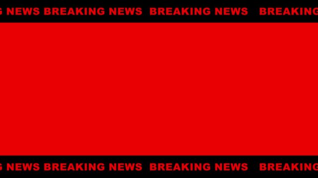 Breaking news lower third white screen overlay. TV broadcast style animated. template for live updates & news reports. loop background.