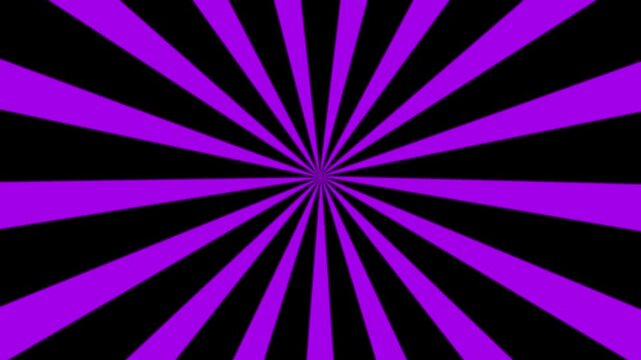 Purple sunburst rays rotating background animation.