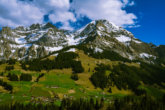 Beautiful alps nature in Switzerland
