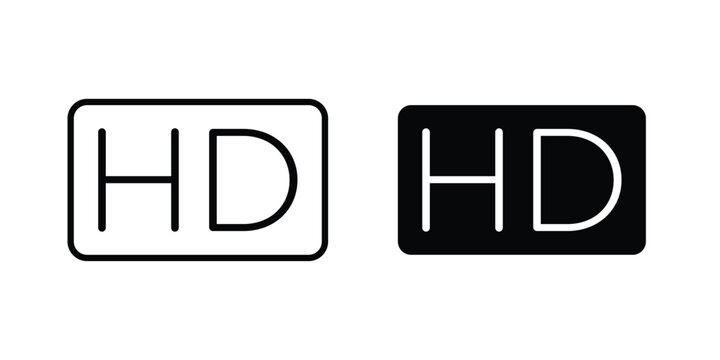 High definition icon illustration simple design elements