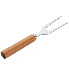 Fototapeta premium Meat fork with wooden handle