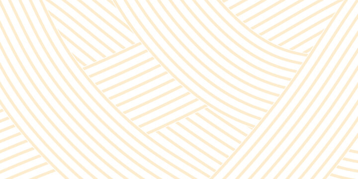 Yellow instant noodles, pasta, and spaghetti textures with geometric wavy lines. Ramen and pasta vector patterns.