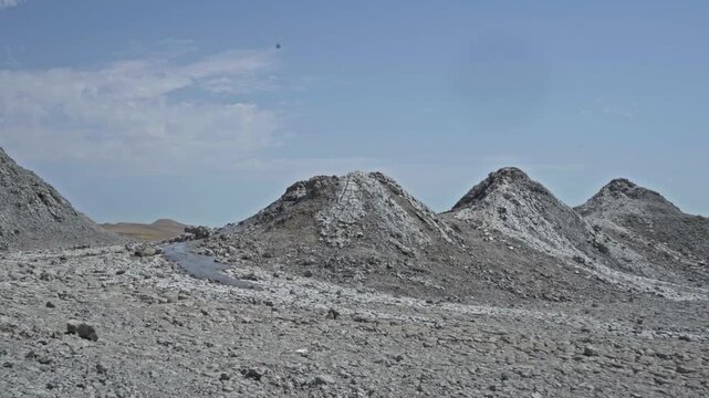 Natural Mud Volcanoes of Gobustan National Park &ndash; Cinematic 4K