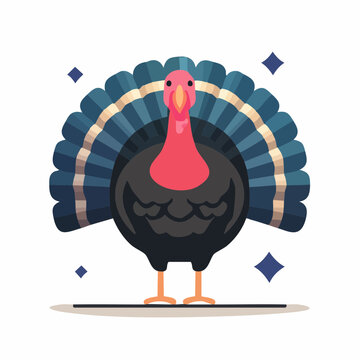 Stylized Turkey Illustration