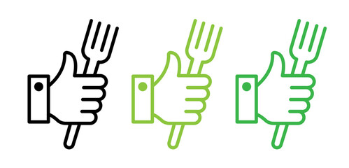 Fototapeta premium Good food icons pack. vector illustrations designs
