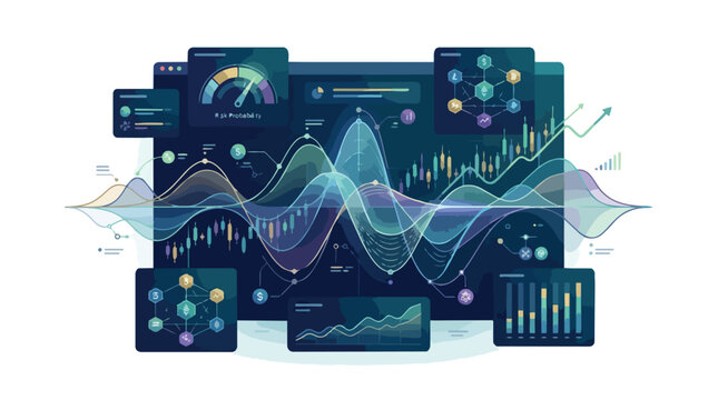 Data Visualization Dashboard With Dynamic Graphs and Metrics.
