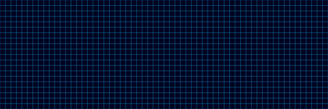 Dark blue neon grid background glowing lines forming futuristic digital landscape perspective pattern technology concept modern sci fi interface virtual space geometric texture