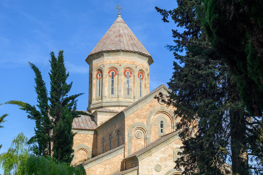 Monastery of St. Nino at Bodbe, Georgian Orthodox Christian pilgrimage site in Sighnaghi, Kakheti region of Georgia