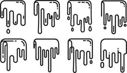 Hand drawn black keys on white piano keyboard outline vector Vector © Sazid