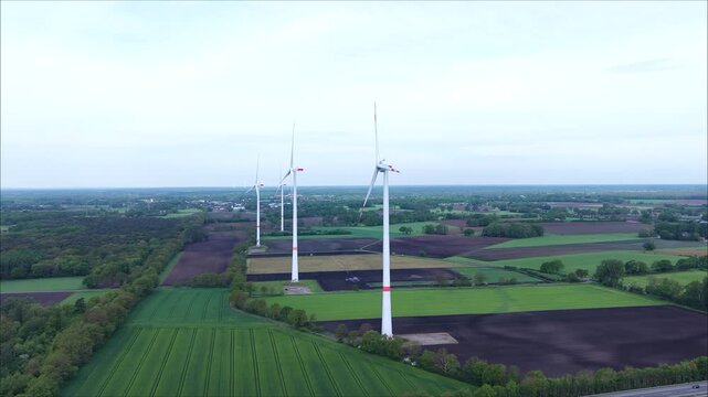 Wind Turbine Power Across the Countryside