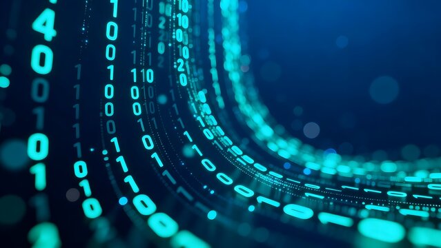 Binary code digital data stream