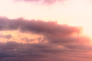 Obraz premium Pastel Sunset Clouds Over Hermosa Beach