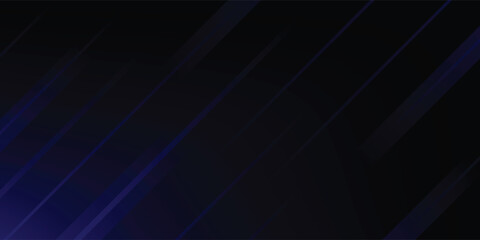 Obraz premium Vector Blue background with free space for text. Abstract blue and black design background with stroke and shadow effect. dark blue wallpaper with minimal geometric. Modern and cool background.