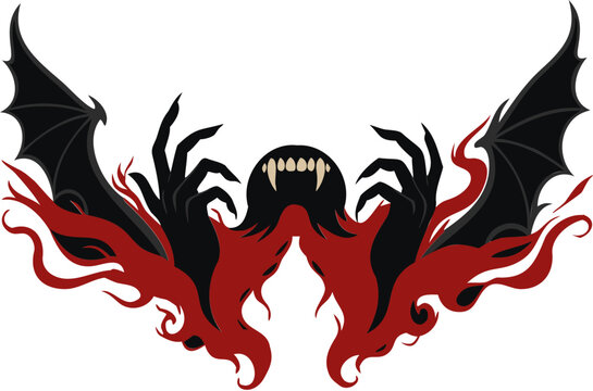 vector illustration of a tribal tattoo