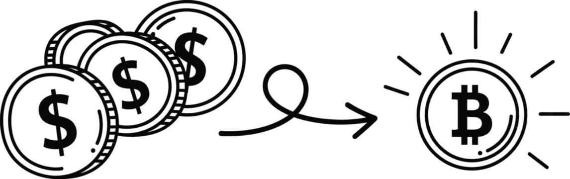 Converting dollars to bitcoin