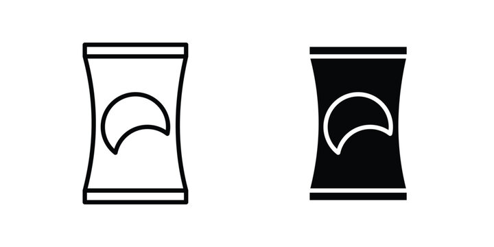Chips bag icon