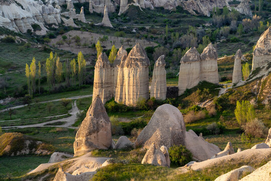 Cappadocia landscape in Turkey