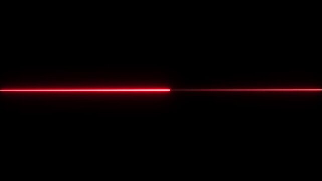 Glowing neon line light Black Background 4k video animation, rainbow color laser lines background .