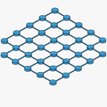 Graphene molecular structure model.