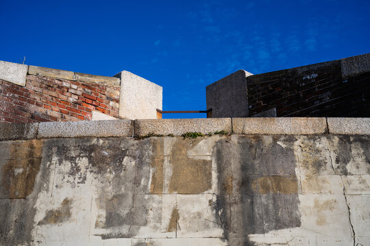 One of the embrasures at the Redoubt, Eastbourne, East Sussex