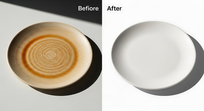 Coffee Stain Removal Before After.