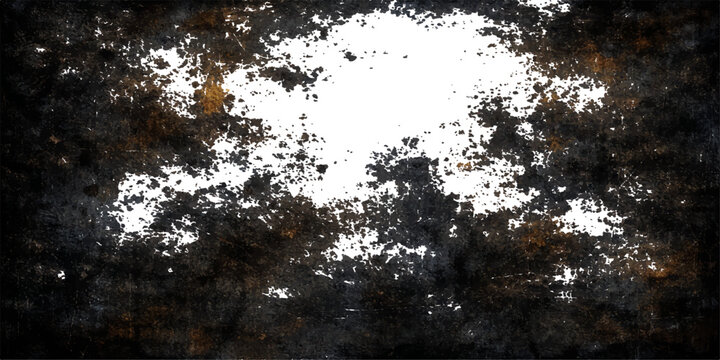 An old rusty metal surface with a dirty grunge texture and brown pattern makes a perfect background backdrop