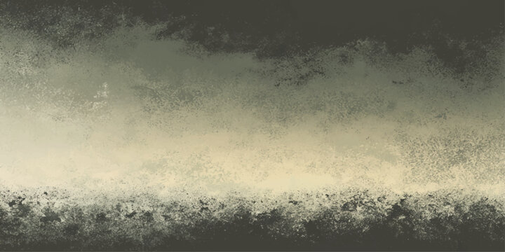 Eerie fog rolls across a desolate landscape, obscuring visibility and creating a mysterious, somber atmosphere.