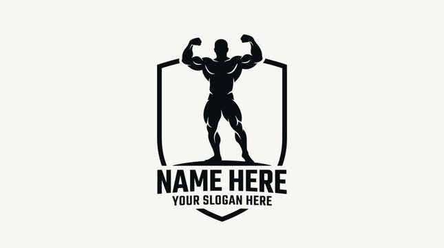 Fitness Logo Silhouette