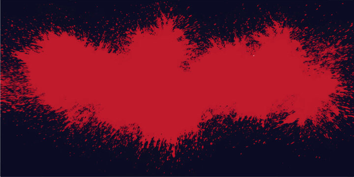 A dark grunge Halloween background featuring bats and a full moon with red flame patterns and a black textured paint design