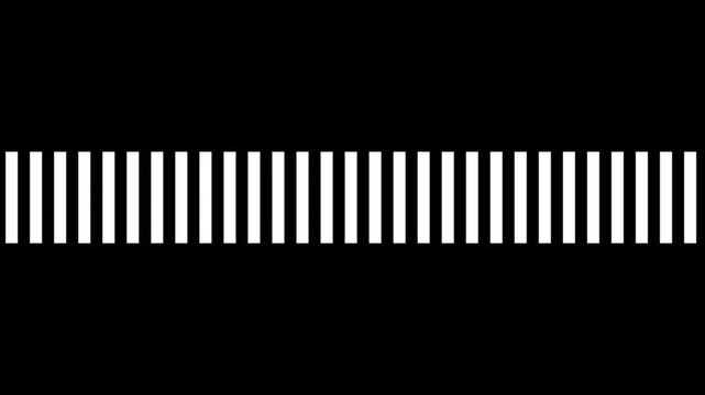 Dynamic white scan bar animation with futuristic striped movement for transitions, overlays, backgrounds, and broadcast visuals. Clean cinematic style with alpha channel