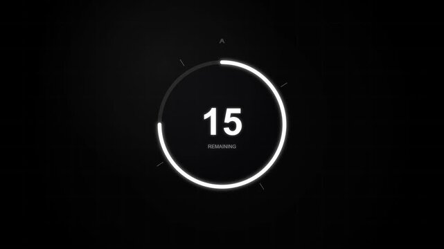 20 second countdown