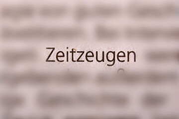 Fototapeta premium Der Begriff 