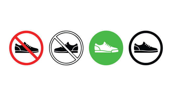 Set of four clear signs indicating no smoking, no vaping, boat allowed, and boat prohibited for safety and regulation