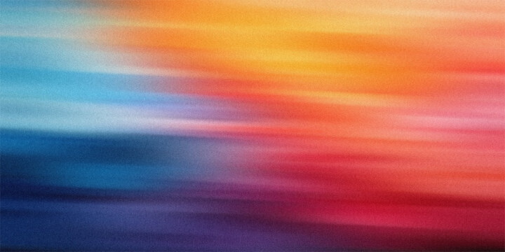 Vibrant abstract background with dynamic horizontal motion blur, blending warm and cool colors in an energetic visual.