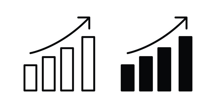 Growing profit icon