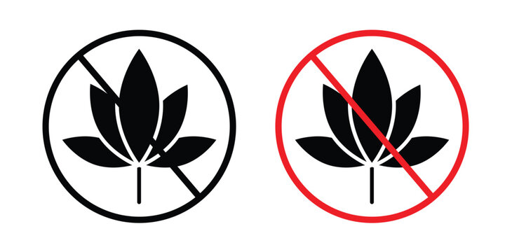 No Marijuana sign