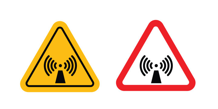 Non ionizing radiation hazard sign
