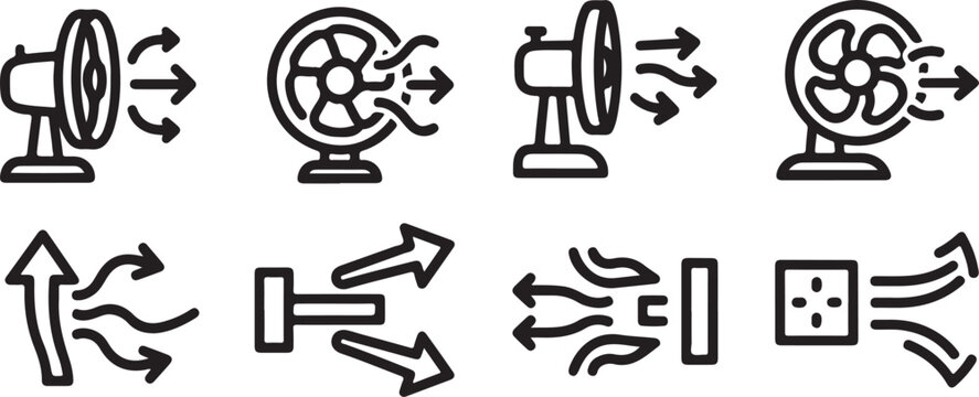 Web browser address bar icons set with arrows and magnifying glass Vector